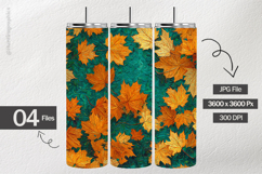 Orange Maple Digital Papers - 04 Variations Product Image 2