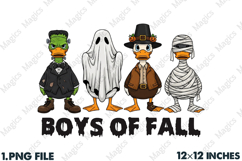 Boys of Fall Png, Halloween Png Product Image 1