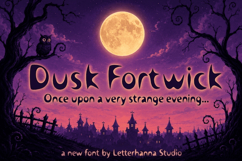 Dusk Fortwick Font Product Image 1