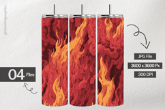 Flame Digital Papers - 04 Variations Product Image 2