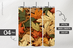 Scattered Leaves Digital Papers - 04 Variation Product Image 2