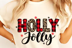 Holly Jolly PNG, Preppy Merry Coquette Christmas PNG Product Image 2