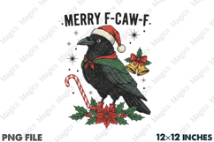 Christmas F-Caw-F PNG Product Image 1
