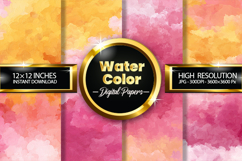 Water Colour Digital Papers - 04 Variations Product Image 1
