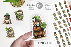 Festive St Paddys Fauna Sticker Product Image 1