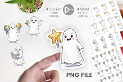 Classroom Teacher Ghost Sticker Product Image 1