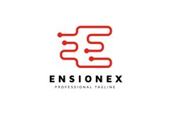 E Letter Technology Logo Product Image 1