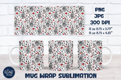 Valentines Day Mug Wrap Sublimation | Love Full Mug Wrap Product Image 1