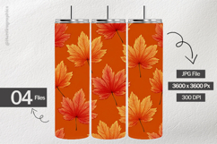 Maple Leave Digital Papers - 04 Variations Product Image 2