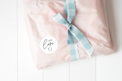 Printable With Love planner stickers featuring romantic script fonts and decorative elements, perfect for bullet journals, scrapbooking and handmade greeting cards.