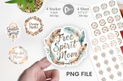 Boho Dreamcatcher Mama Sticker Product Image 1