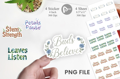 Botanical Nature Recovery Sticker Product Image 1