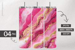 Pink Gold Marble Digital Papers - 04 Variations Product Image 2