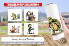 Monday Morning Zombies Tumbler Product Image 1