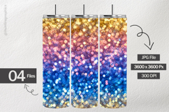 Ombre Glitter Digital Papers - 04 Variations Product Image 2