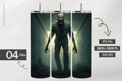 Haunted Zombie Digital Papers - 04 Variations Product Image 2