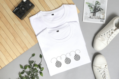 Christmas garland bundle|Bunting line art SVG PNG Product Image 5