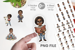 Sarcastic Black History Sticker Product Image 1