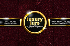 Luxurious Lure Glitter Digital Papers - 04 Variations Product Image 1