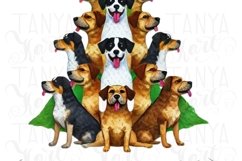 Merry Dogmas, Sublimation Digital Download, Dog Christmas Product Image 3
