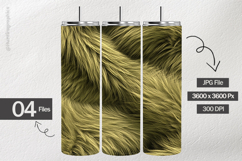 Olive Fur Digital Papers - 04 Variation Product Image 2