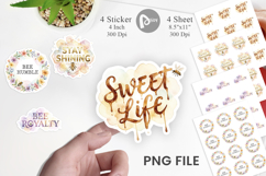 Honeycomb Bee Motivation Sticker Product Image 1