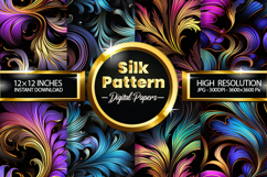 Silk Pattern Digital Papers - 04 Variations Product Image 1