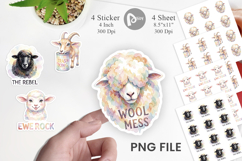 Goat &amp; Sheep Quotes Sticker Product Image 1