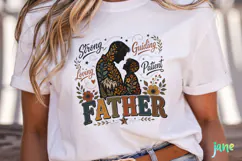 Retro Vintage Floral Father's Day PNG Product Image 5