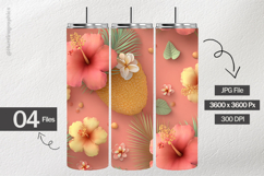 Flower Digital Papers - 04 Variations Product Image 2