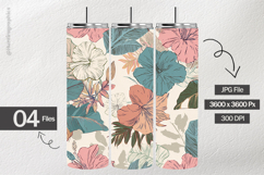 Flower Digital Papers - 04 Variations Product Image 2