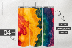 Vivid Fluid Digital Papers - 04 Variations Product Image 2