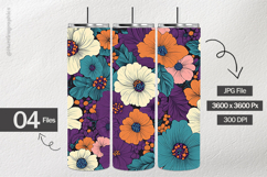 Floral Pattern Digital Papers - 04 Variations Product Image 2