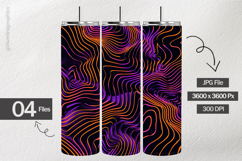 Neon Line Digital Papers - 04 Variation Product Image 2