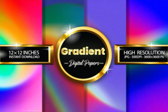 Gradient Digital Papers - 04 Variations Product Image 1