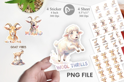 Goat &amp; Sheep Quotes Sticker Product Image 1