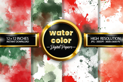 Water Colour Digital Papers - 04 Variations Product Image 1