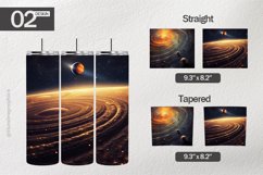 Space Tumbler Wrap| Tumbler Sublimation Wrap Product Image 1