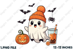 Cute Ghost Coffee Pumpkin Product Image 2