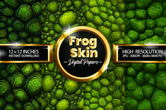 Frog Skin Digital Papers - 04 Variations Product Image 1