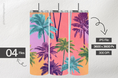 Palm Tree Digital Papers - 04 Variations Product Image 2