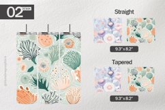 Sea Anemo Doodles Tumbler Wrap| Tumbler Sublimation Wrap Product Image 1