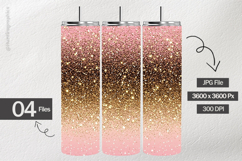 Pink Glitter Digital Papers - 04 Variations Product Image 2