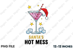 Santa's Hot Mess PNG Product Image 1