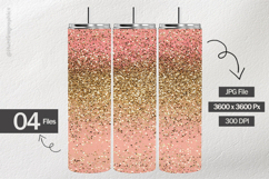 Pink Glitter Digital Papers - 04 Variations Product Image 2
