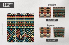 Tribal Motif Tumbler Wrap| Tumbler Sublimation Wrap Product Image 1