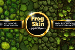 Frog Skin Digital Papers - 04 Variations Product Image 1