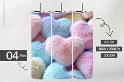 Pastel Heart Digital Papers - 04 Variation Product Image 2