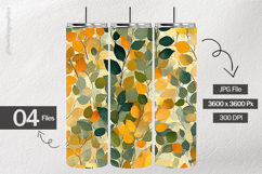Leave Petals Digital Papers - 04 Variation Product Image 2