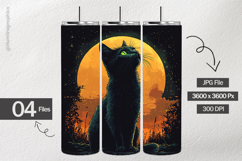 Scary Cat Digital Papers - 04 Variations Product Image 2